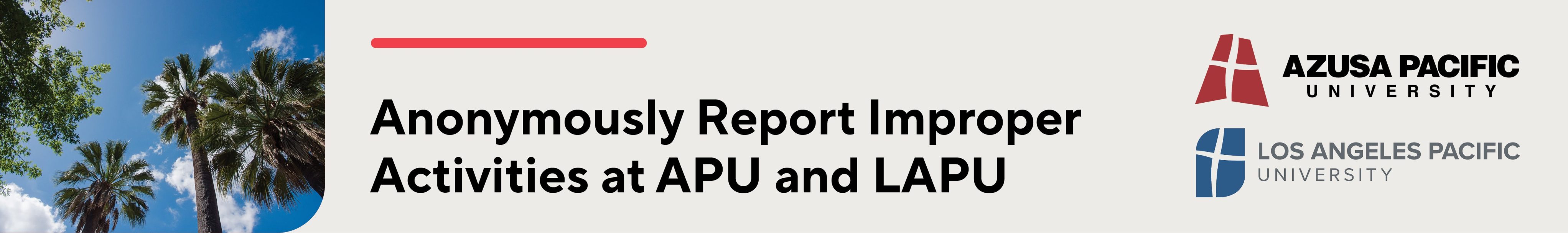 APU SAFE REPORTING